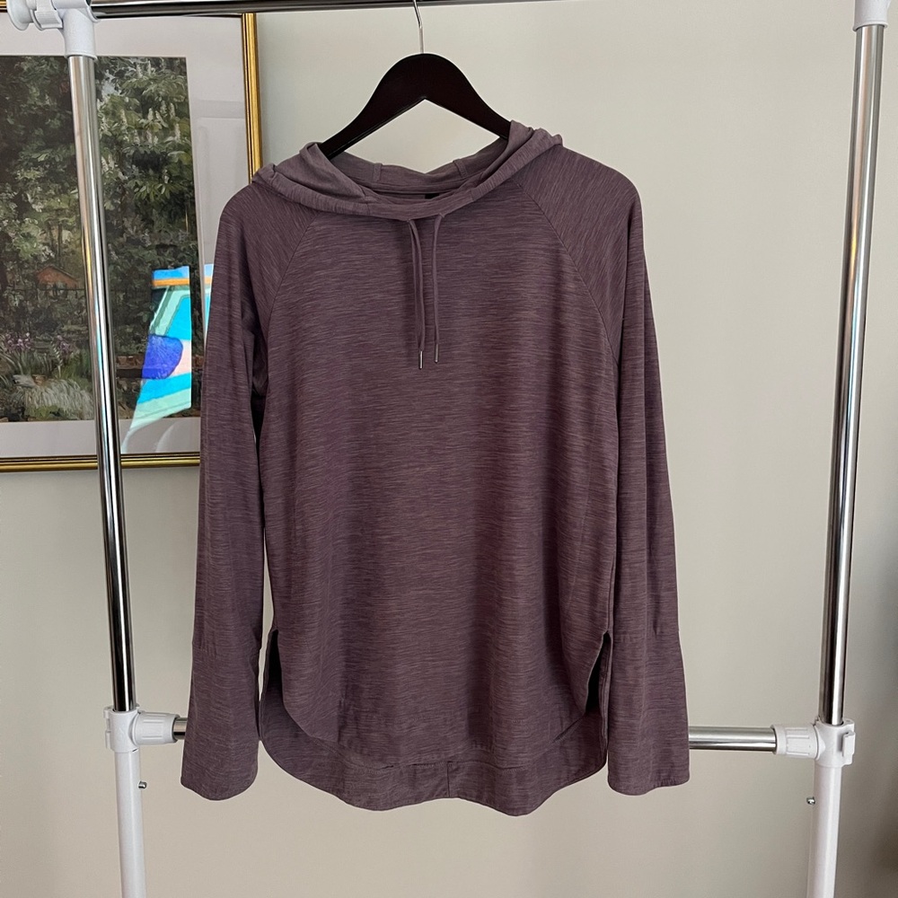 Legging, friendly purple tunic